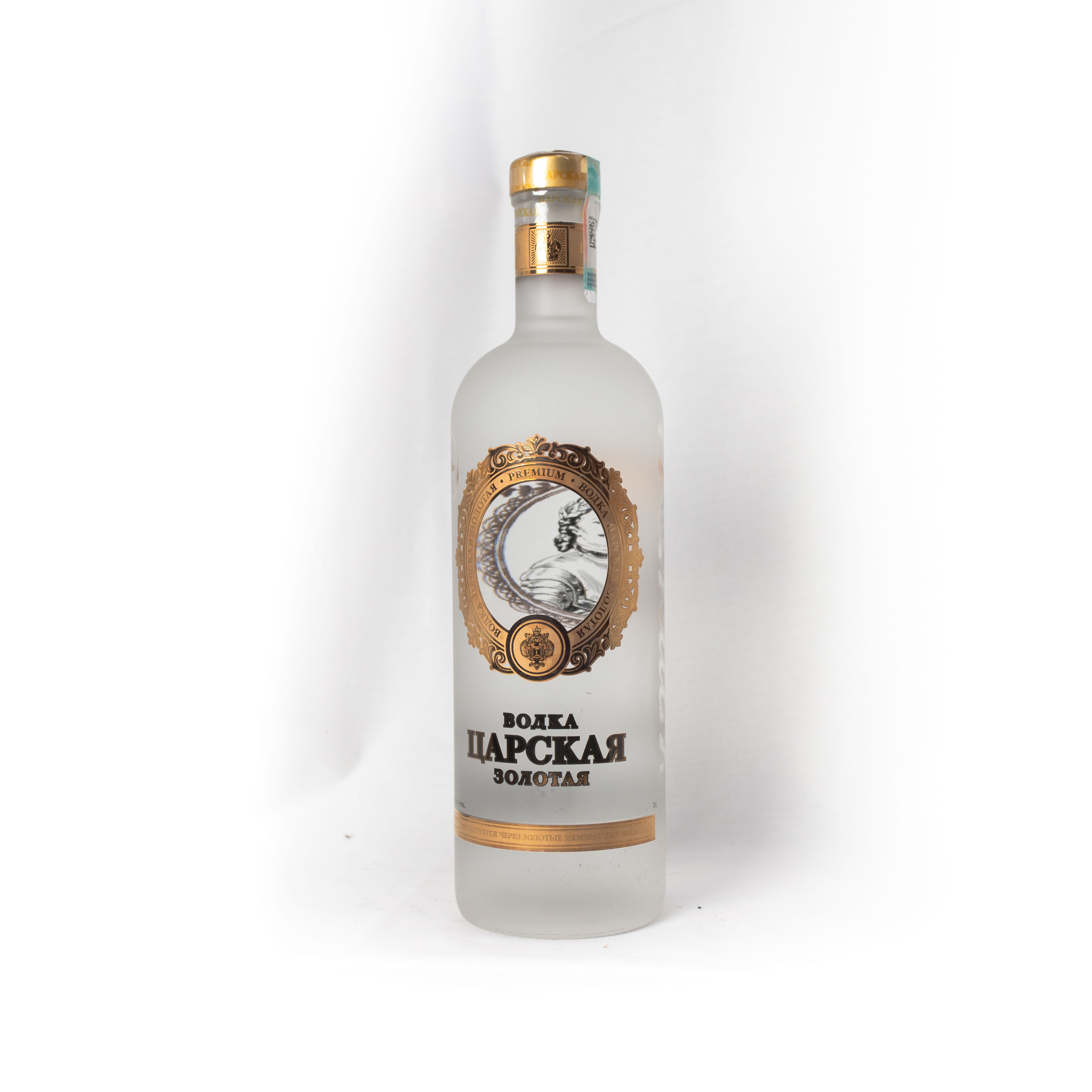 Водка Царская Золотая 1.0L