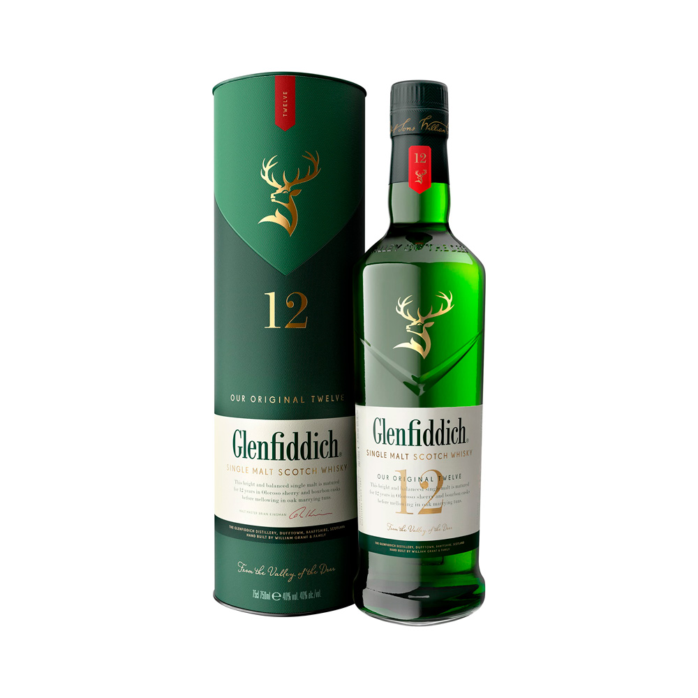 Виски Glenfiddich 12 Y.O 0.7L